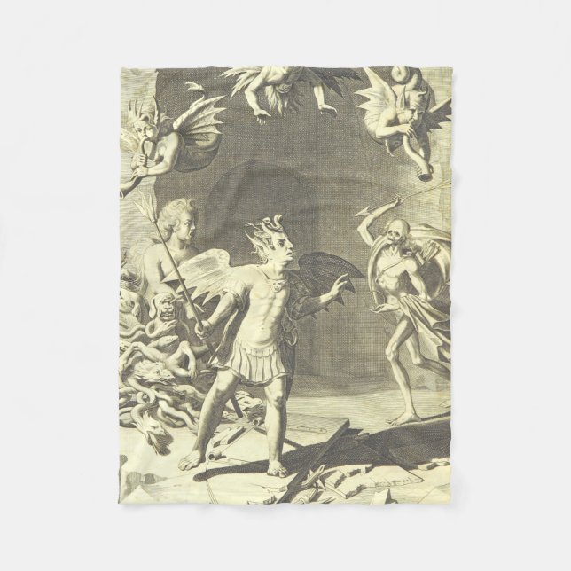 religous bizarre 2 fleece blanket (Front)