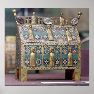 Reliquary Chasse, Limoges, c.1200-50 Poster