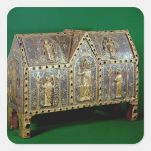Reliquary chest of St. Calminius, Limoges Square Sticker