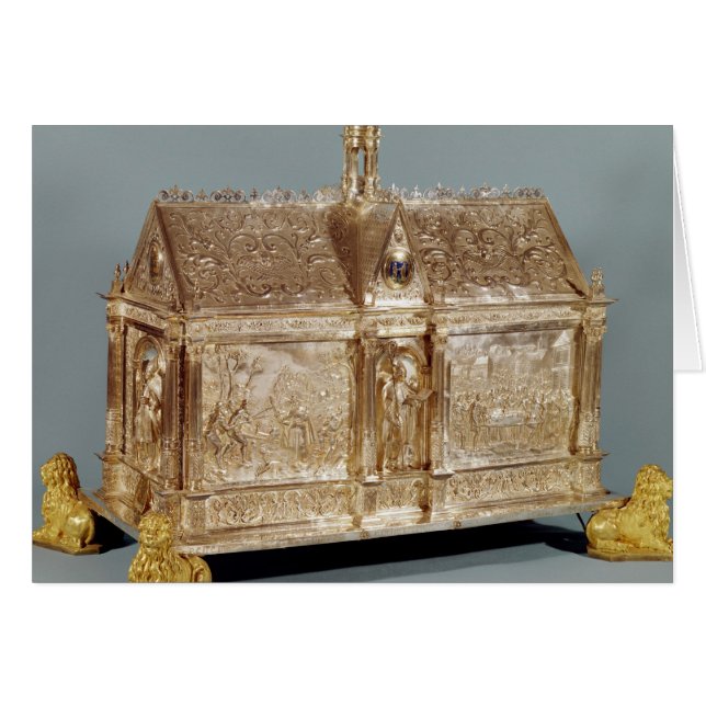 Reliquary chest of St. Macairius  of Ghent, 1616 (Front Horizontal)
