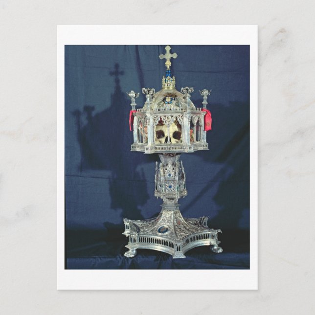Reliquary of St. Barbara, 14th-15th century (silve Postcard (Front)