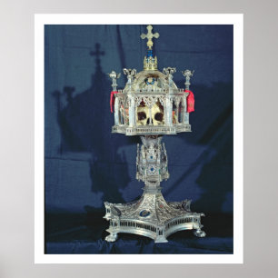 Reliquary of St. Barbara, 14th-15th century (silve Poster