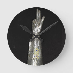 Reliquary of St. George (silver & wood) Round Clock