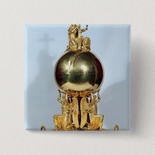 Reliquary of the Crown of Thorns 15 Cm Square Badge