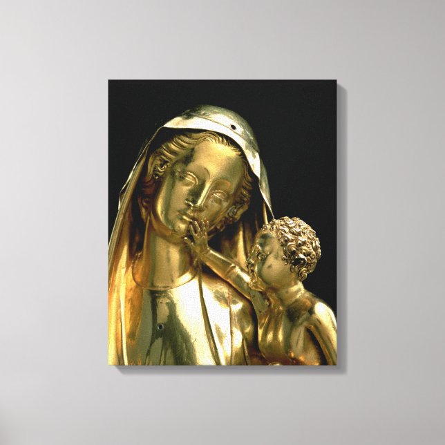 Reliquary of the Virgin of Jeanne d'Evreux, 1339 ( Canvas Print (Front)