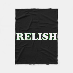 Relish Halloween Couples Costume Pretend I'm Relis Fleece Blanket