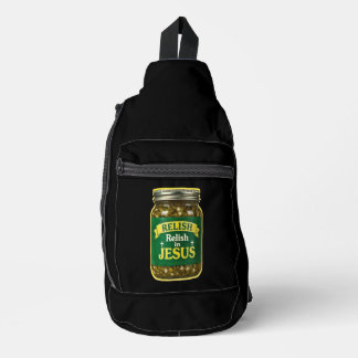 Relish in JESUS - Christian Sling Bag