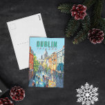 Relive Dublin's Charm with this Vintage Travel Postcard<br><div class="desc">Embark on a nostalgic journey through Dublin,  Ireland with this captivating vintage postcard.  This retro-inspired design captures the city's essence,  making it a wonderful addition to your collection or a unique gift for any travel buff.</div>