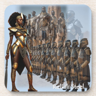 Relkili Steel Cover Art Coaster