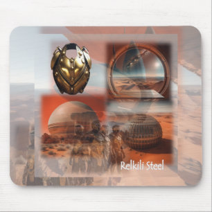 Relkili Steel Cover Art Mouse Mat