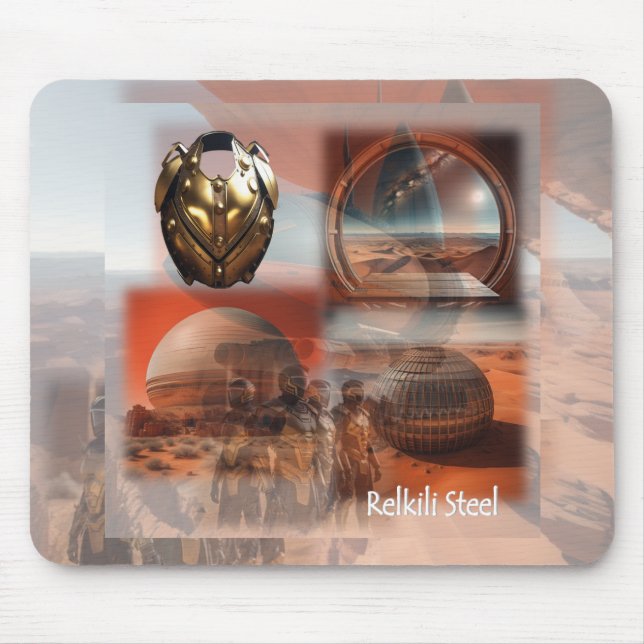 Relkili Steel Cover Art Mouse Mat (Front)