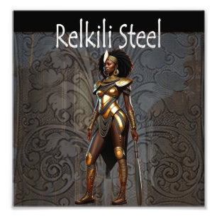 Relkili Steel Cover Art Photo Print
