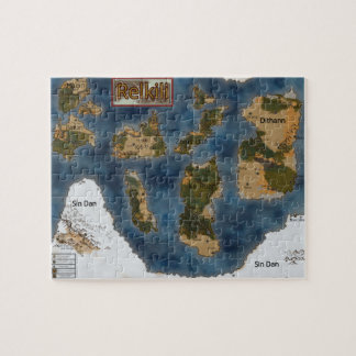 Relkili Steel Planet Relkili Map Cover Art Jigsaw Puzzle
