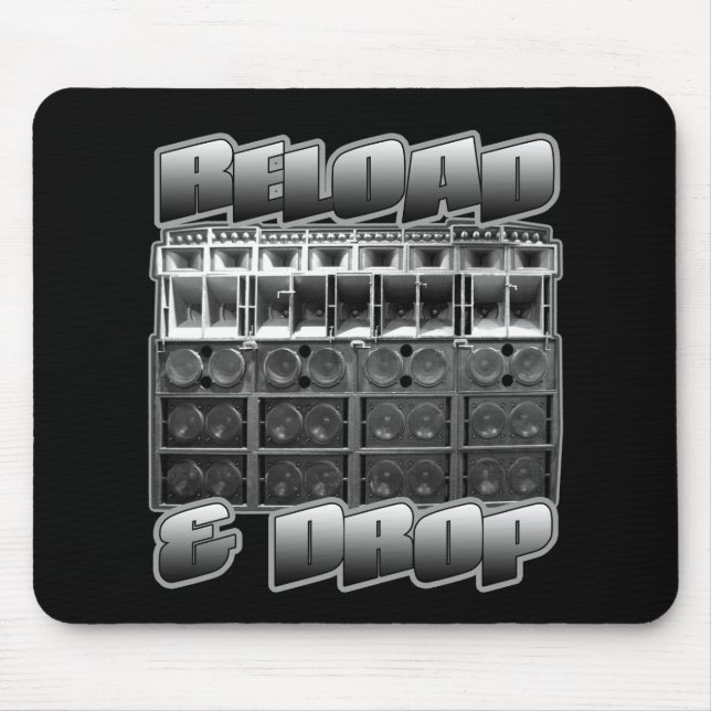 RELOAD and DROP Mouse Mat (Front)