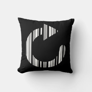 RELOAD ICON BAR CODE Computer Barcode Pattern Cushion