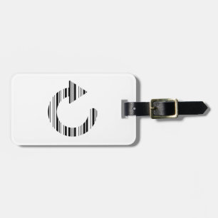 RELOAD ICON BAR CODE Computer Barcode Pattern Luggage Tag