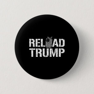 Reload Trump Veteran For Trump 6 Cm Round Badge