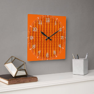 Reloj Cuadrado Time and illustrated art on your wa Square Wall Clock
