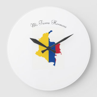 Reloj de pared colombia large clock