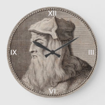 reloj de pared leonardo da vinci