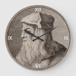 reloj de pared leonardo da vinci large clock