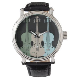 Reloj Instrumentos músicos violín viola  Watch