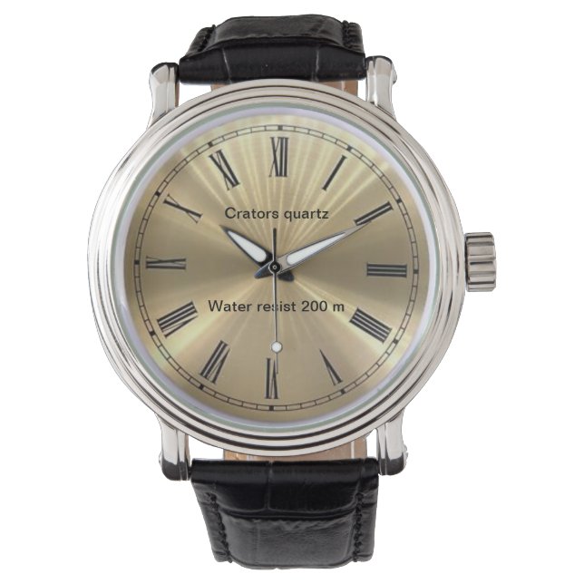 Reloj quartz diseño unico  watch (Front)