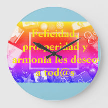 Relojes de pared redondos con hermosos