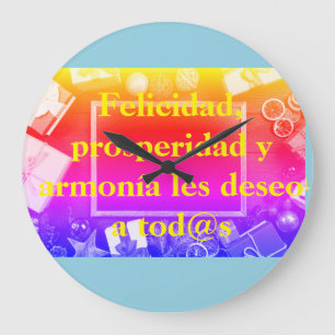 Relojes de pared redondos con hermosos large clock