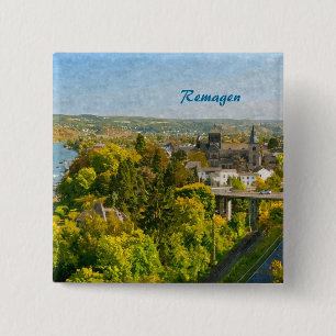 Remagen 15 Cm Square Badge