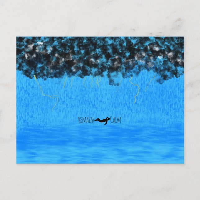 Remain Calm Postcard (Front)