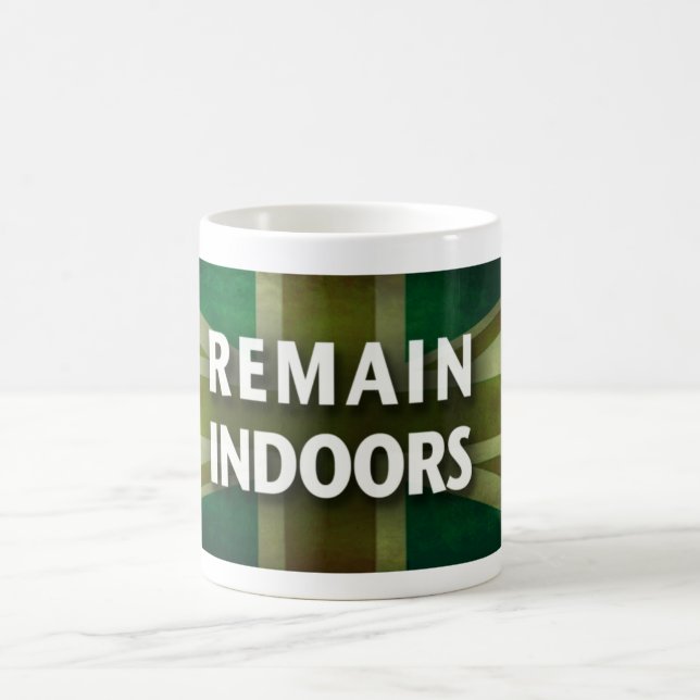 Remain Indoors Morphing Mug (Center)
