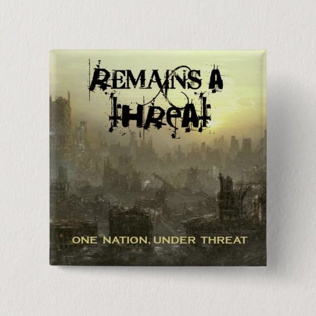 remains a threat pin (Front)