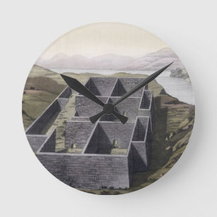 Remains of an Inca palace at Callo, Peru, from 'Le Round Clock
