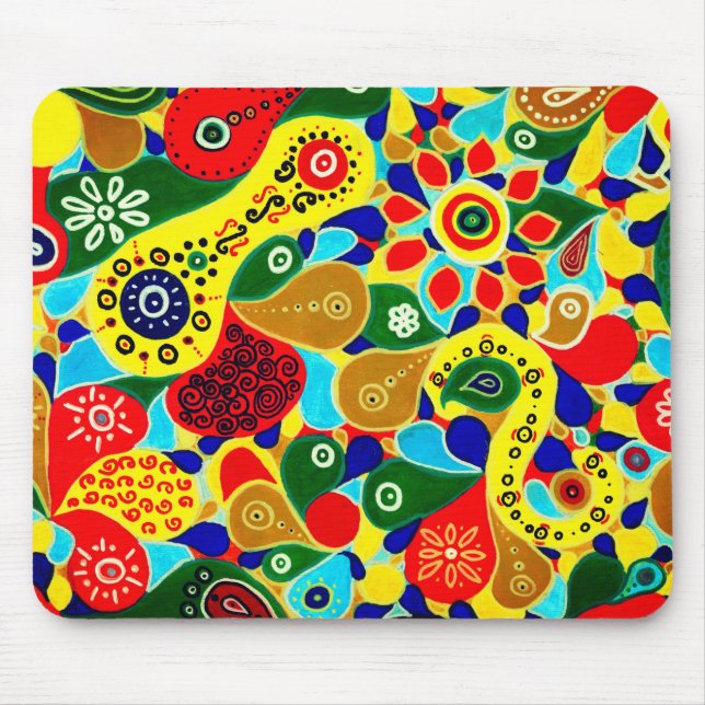 Remarkable Forms and Shapes Original Abstract Art Mouse Mat (Front)