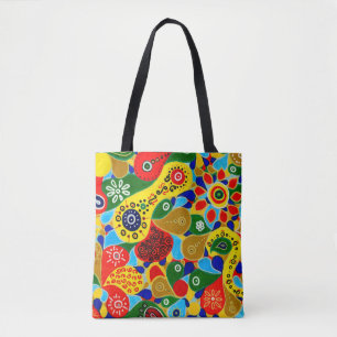 Remarkable Forms and Shapes Original Abstract Art Tote Bag