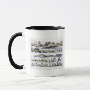 Remarkable Hills on the Upper Missouri, plate 35 f Mug