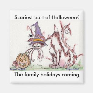 remax scan 22163, Scariest part of Halloween?, ... Magnet
