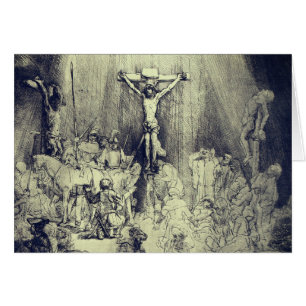 Rembrandt 1653 detail Three Crosses