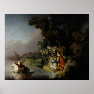 Rembrandt - Abduction Of Europa Poster