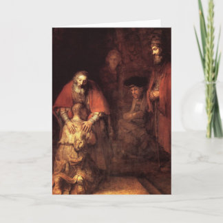 Rembrandt Art Painting Card