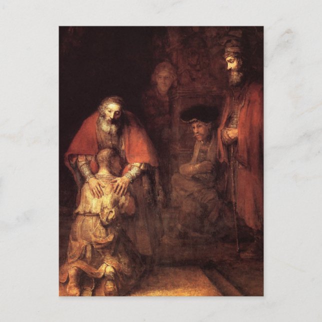 Rembrandt Art Painting Postcard (Front)