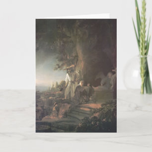 Rembrandt- Christ & St. Mary Magdalene at the Tomb Card