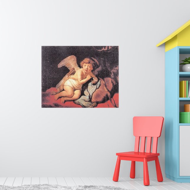 Rembrandt - Cupid Blowing Soap Bubbles Poster (Nursery 1)