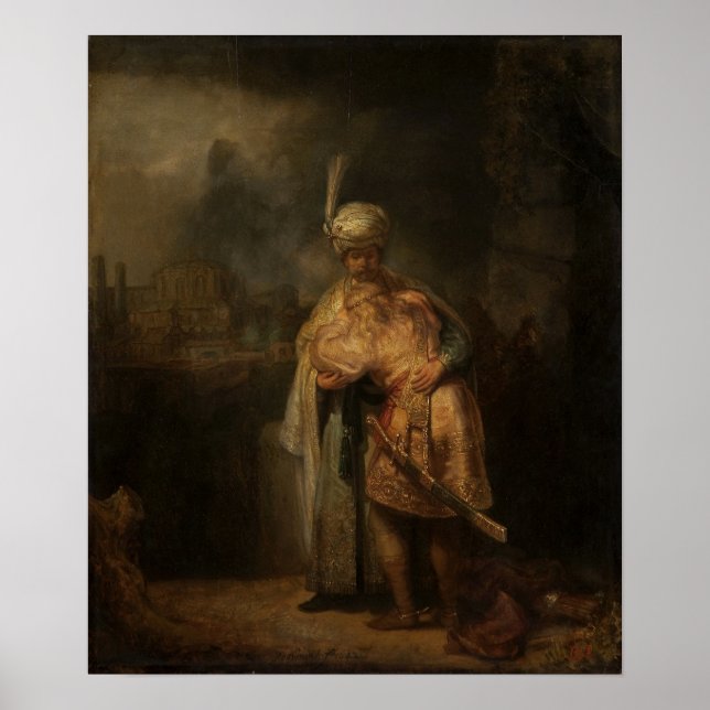 Rembrandt - David and Jonathan Poster (Front)