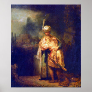 Rembrandt - Davids farewell with Jonathan Poster