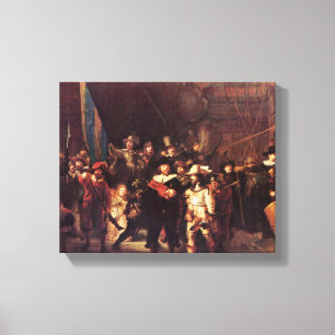 Rembrandt Harmenszoon van Rijn - The Night Watch Canvas Print