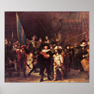 Rembrandt Harmenszoon van Rijn - The Night Watch Poster
