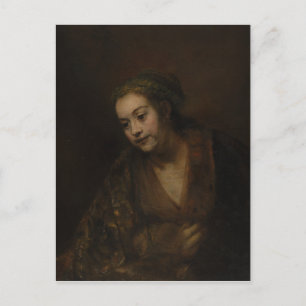 Rembrandt Hendrickje Stoffels Postcard