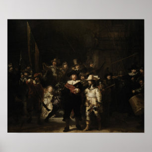 Rembrandt - Night Watch Poster